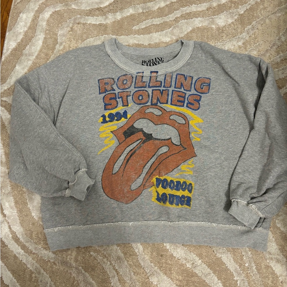 Rolling Stones vintage style crew neck in size small
